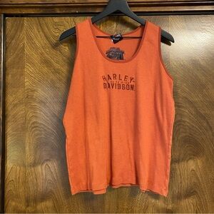 Harley Davidson Women’s 1XW Tank Top Frontier Lincoln, Nebraska Embroidered Logo